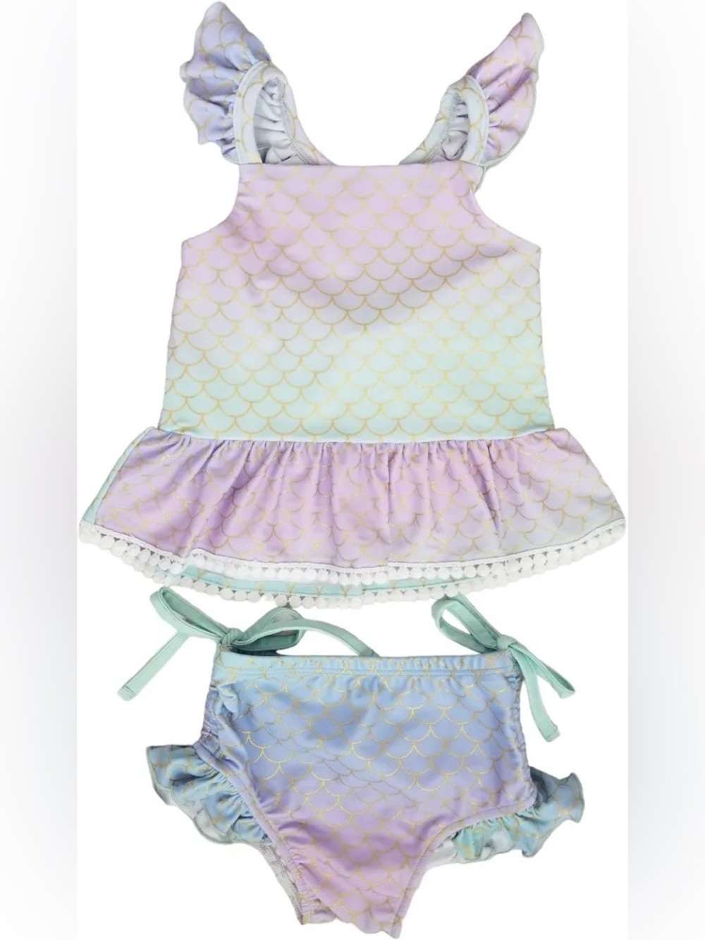 Swoon baby clothing mermaid two-piece tank swimsuit 2T PERFECT CONDITION